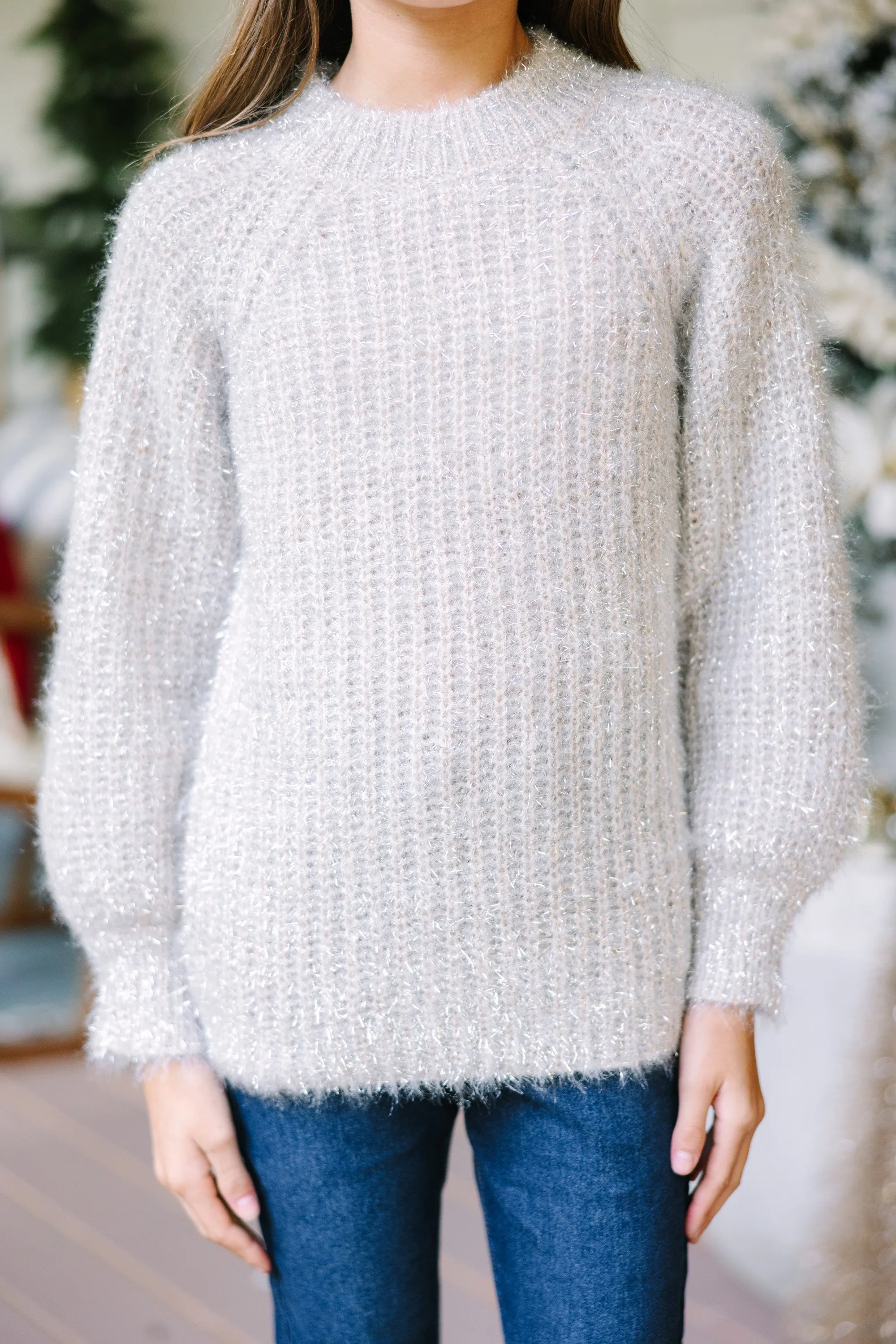 Girls: Stay A While Blush Pink Sweater