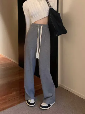 Grey Soft Solid Pants