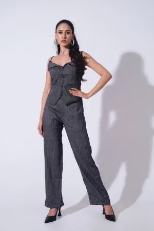 Handwoven Chic Chrome Coord Set