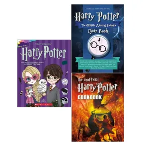 Harry Potter Collection 3 Books Set Unofficial Harry Potter Cookbook & Quiz Book