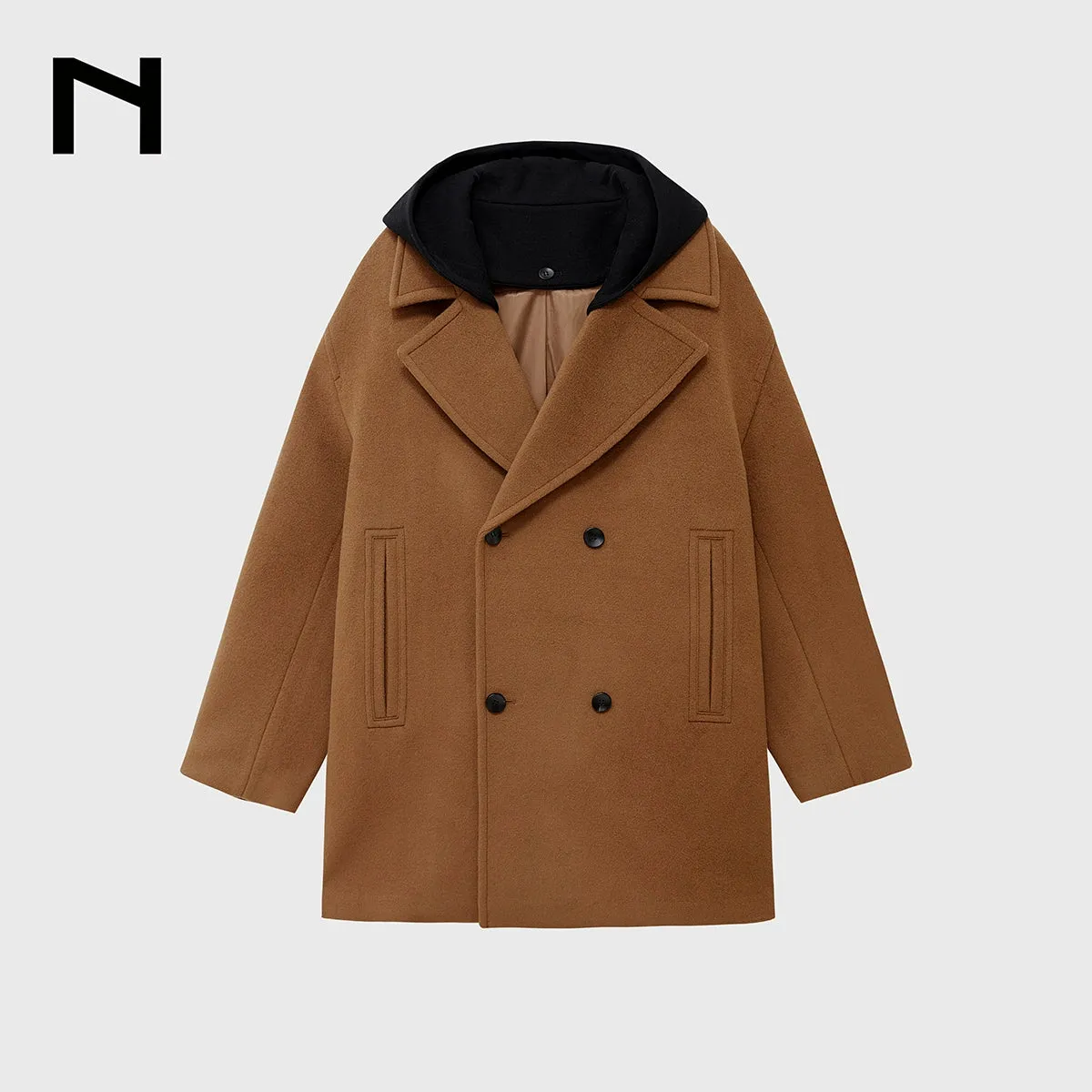 Heavyweight Wool Double-Breasted Coat