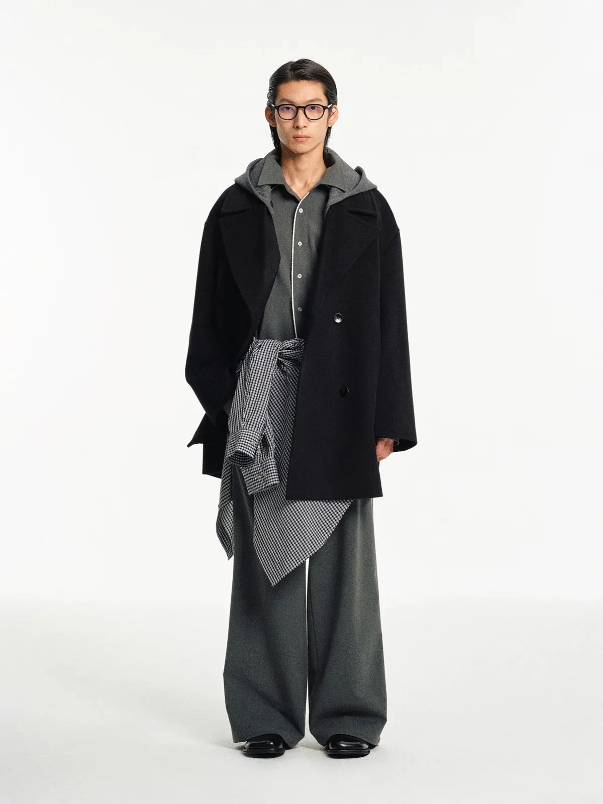 Heavyweight Wool Double-Breasted Coat