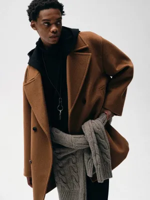 Heavyweight Wool Double-Breasted Coat