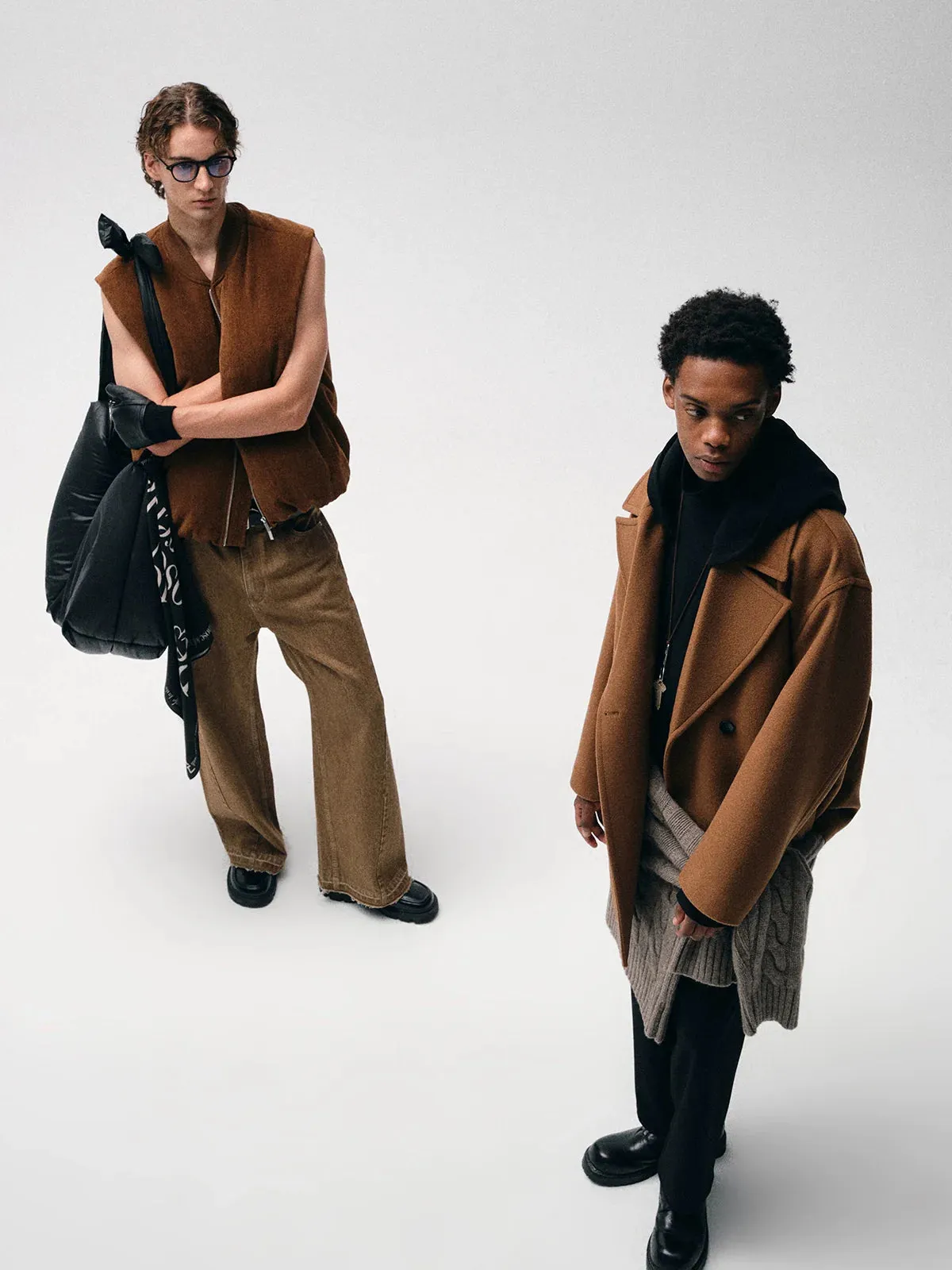 Heavyweight Wool Double-Breasted Coat