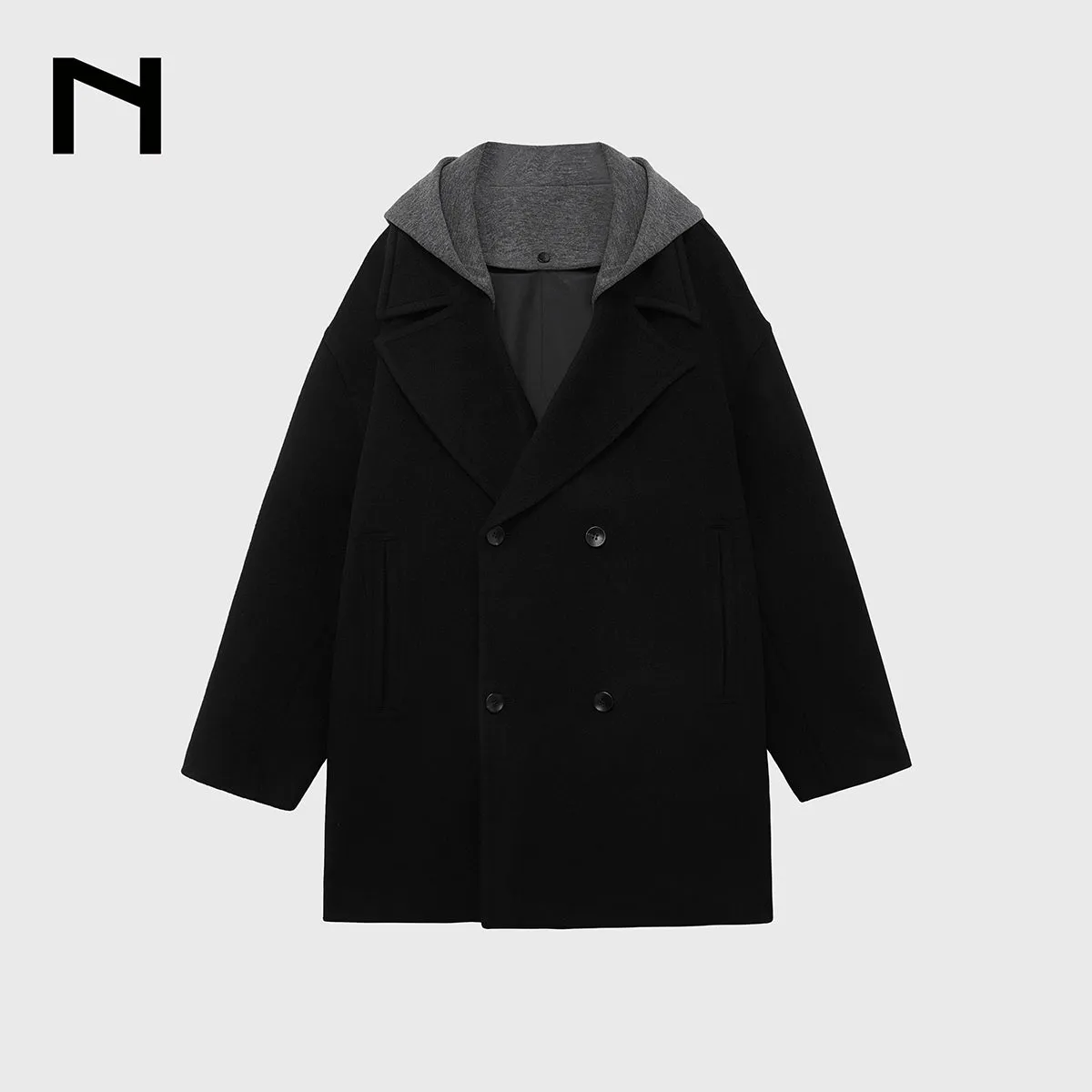 Heavyweight Wool Double-Breasted Coat