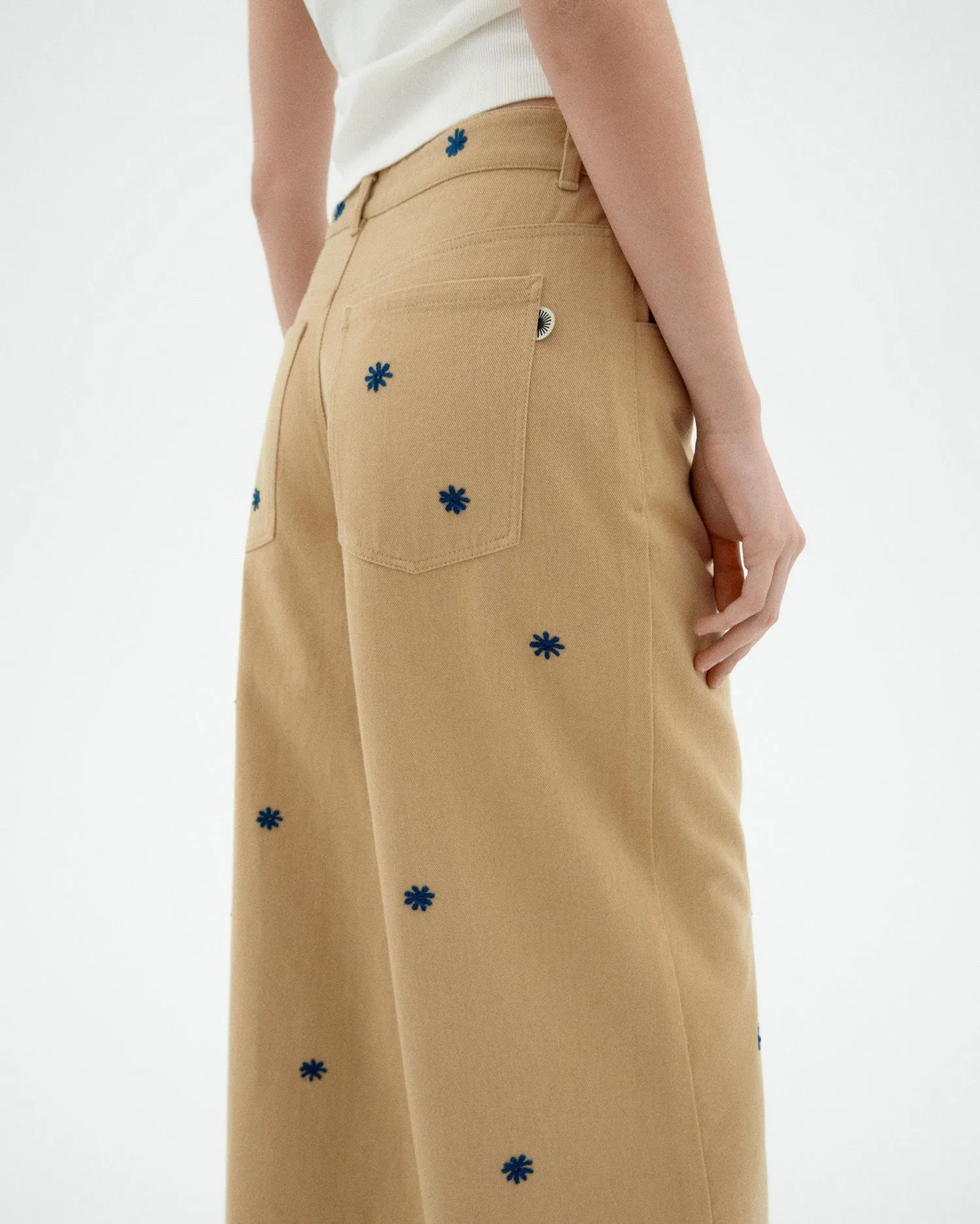 Hedda Sol Chain Pants Beige
