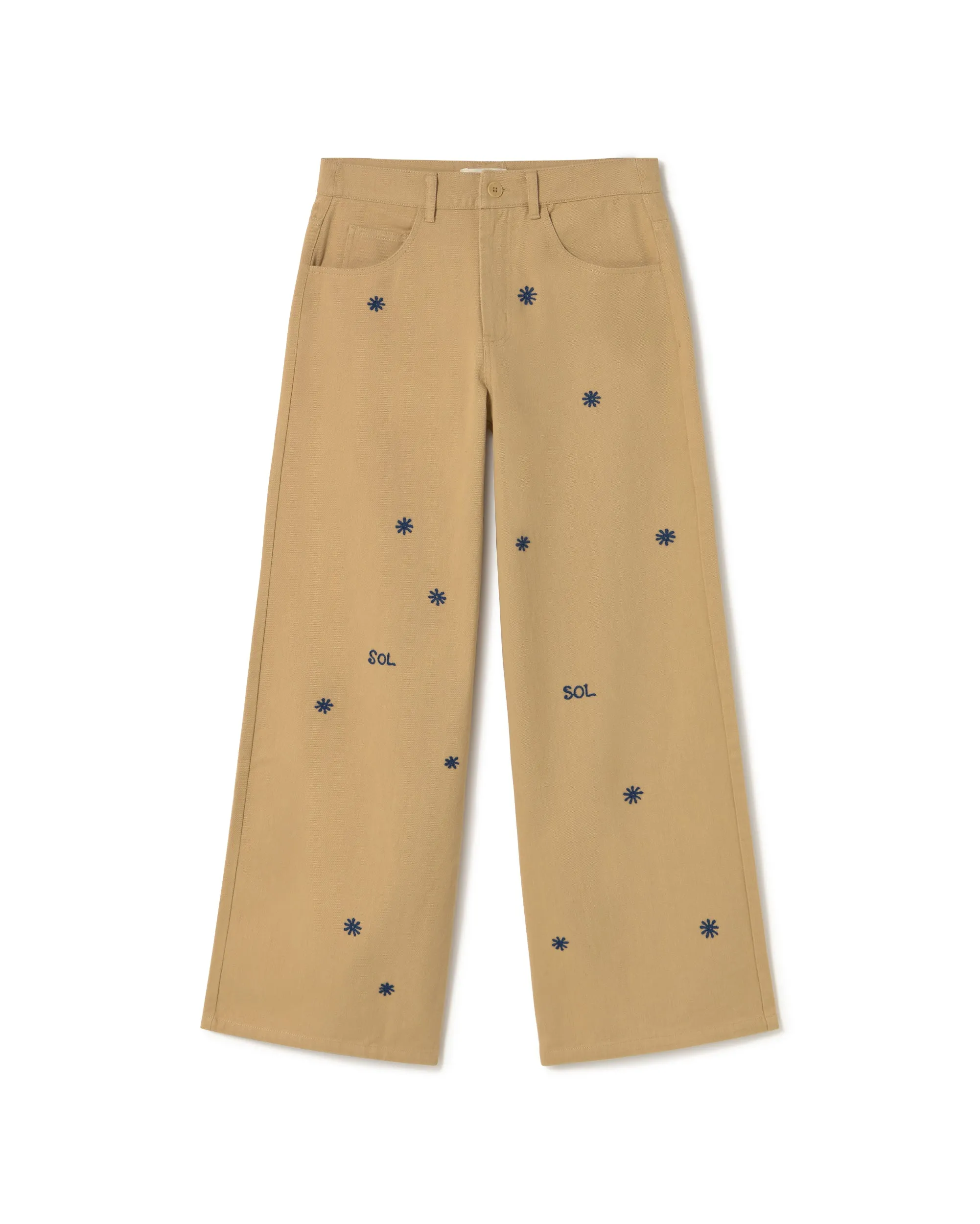 Hedda Sol Chain Pants Beige
