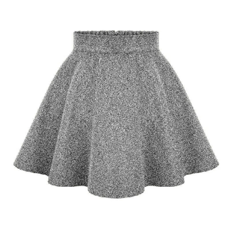 High Waist Skirts Tutu women's Spring Autumn Winter Mini Skirt Khaki Black Gray