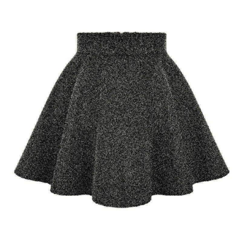 High Waist Skirts Tutu women's Spring Autumn Winter Mini Skirt Khaki Black Gray