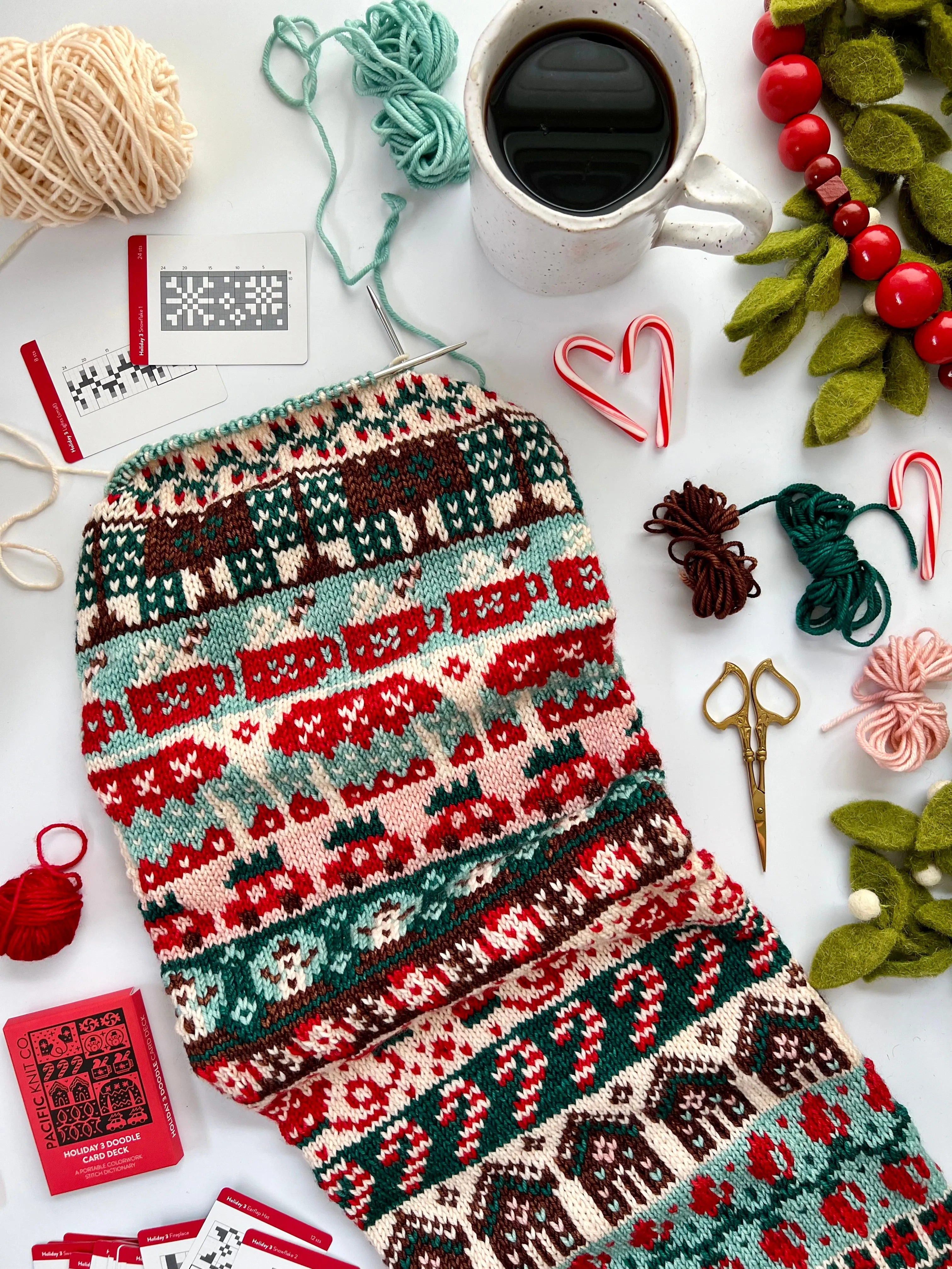 Holiday 3 Doodle (Infinity Cowl)
