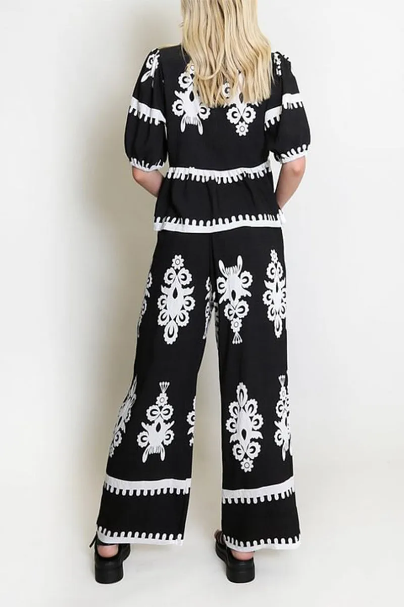 HUR1313 Boho Chic Two-Piece Set