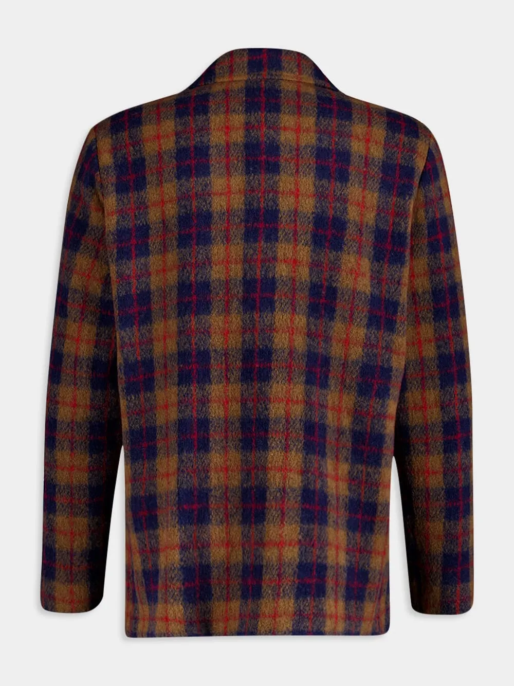 Interlocking G Check Wool Jacket
