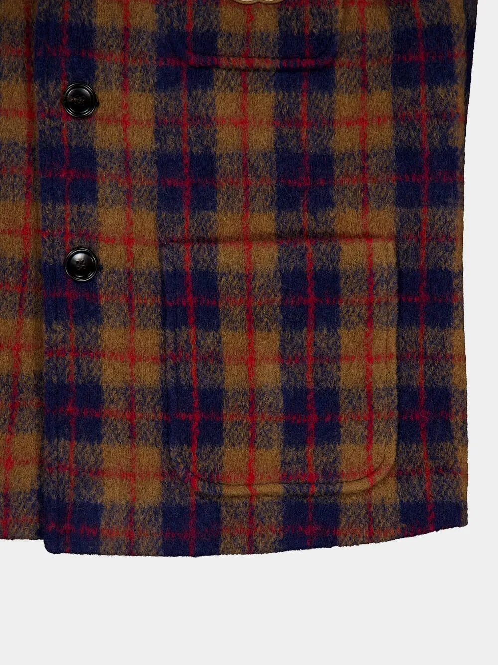 Interlocking G Check Wool Jacket