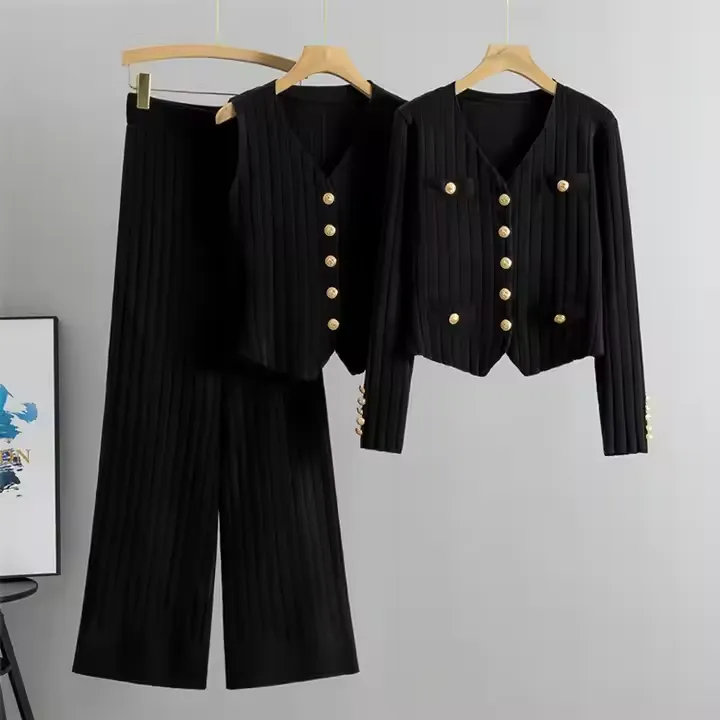 Isabella™ - Chic Knitted Vest Co-Ord Set