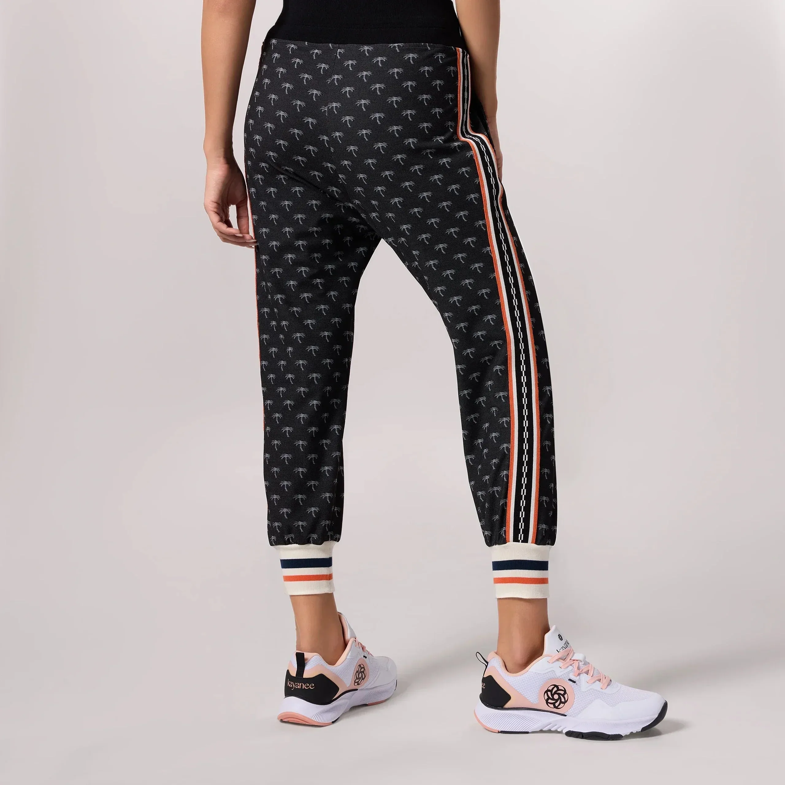 Jacquard Cuffed Pants - SEASONAL PRINT