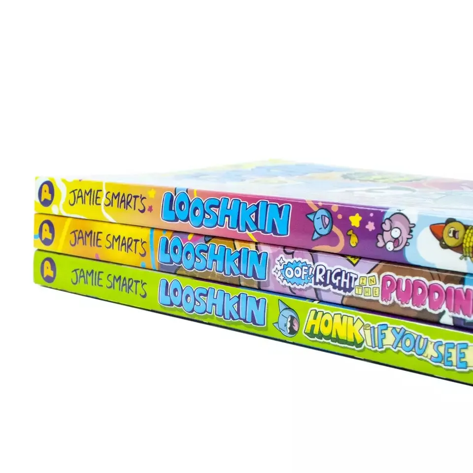 Jamie Smart Looshkin Series 3 Books Collection Set Looshkin Honk If You See It
