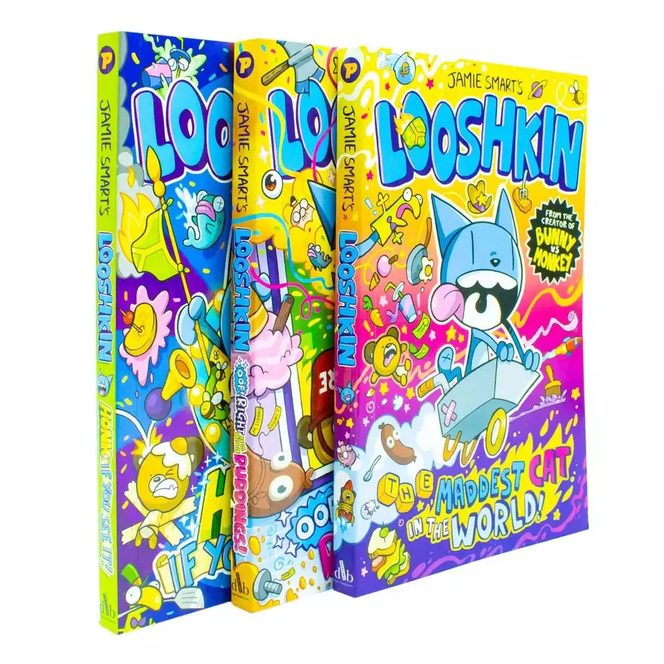 Jamie Smart Looshkin Series 3 Books Collection Set Looshkin Honk If You See It