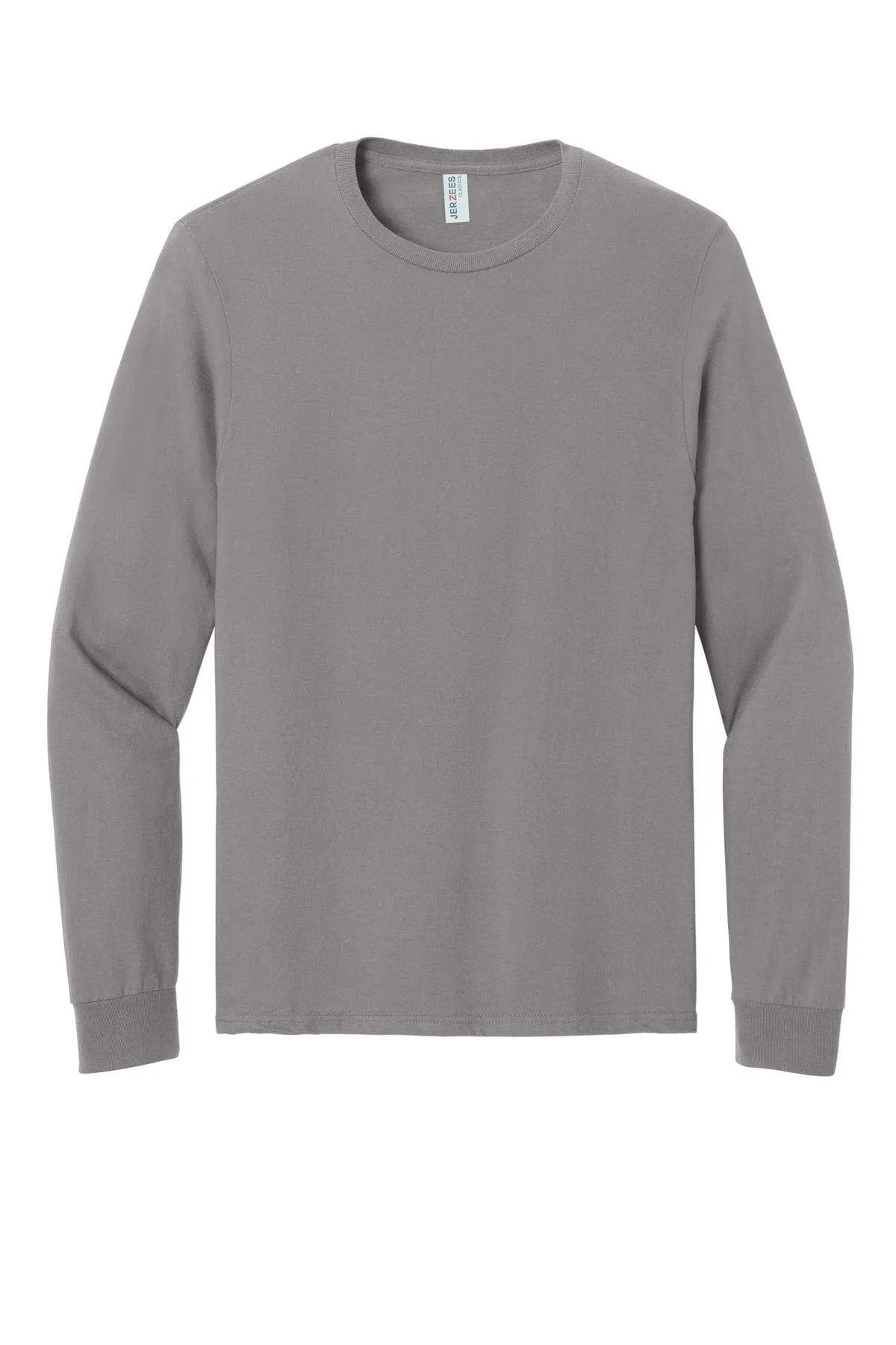 Jerzees Classics Unisex Cotton Long Sleeve T-Shirt 363L Rock