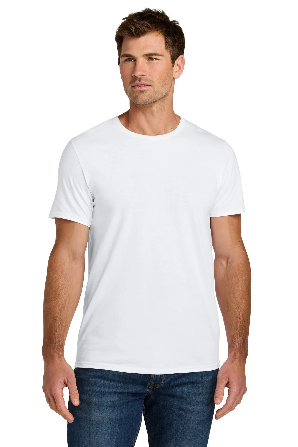 Jerzees Ultimate Unisex Ring Spun T-Shirt IC46M White