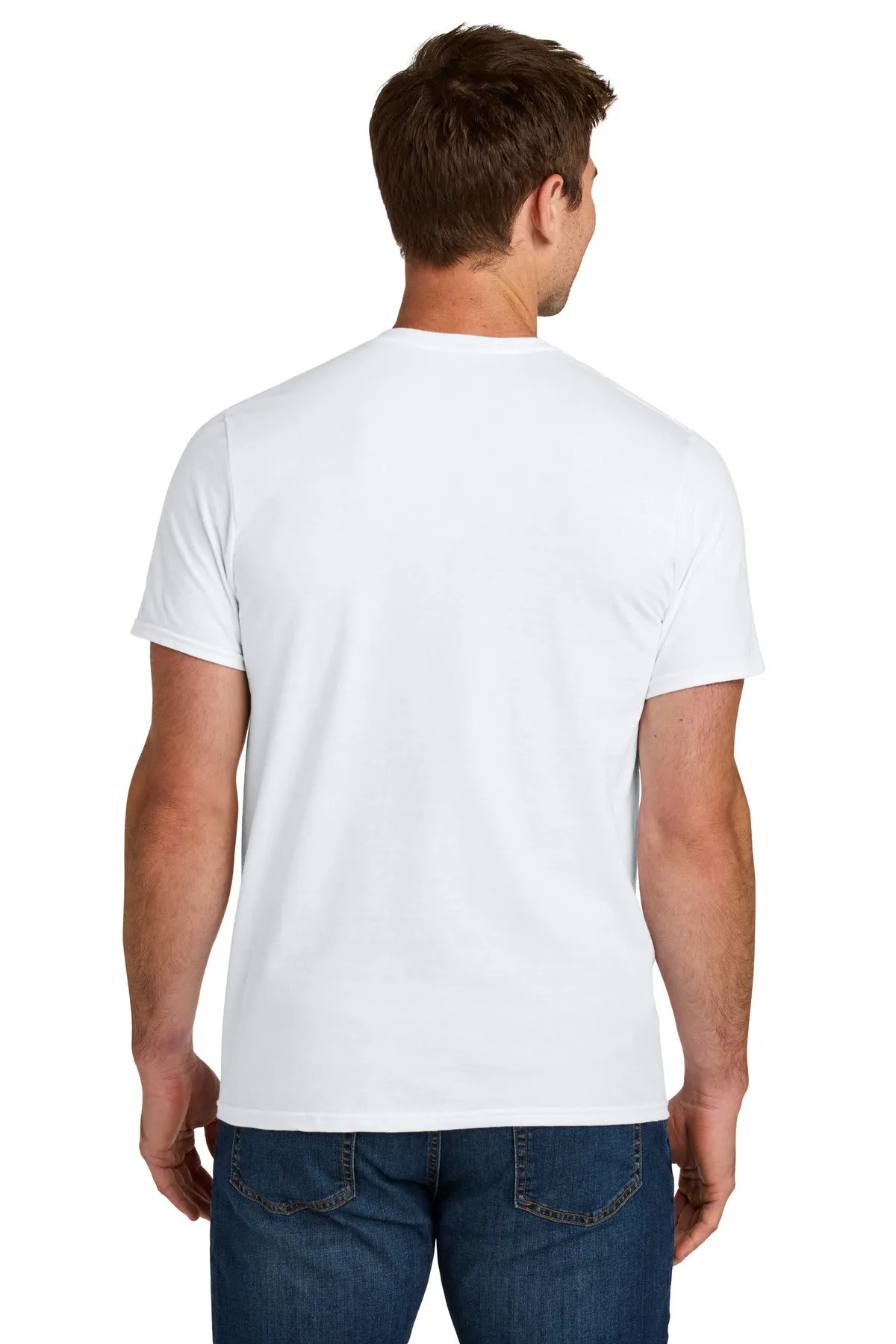 Jerzees Ultimate Unisex Ring Spun T-Shirt IC46M White