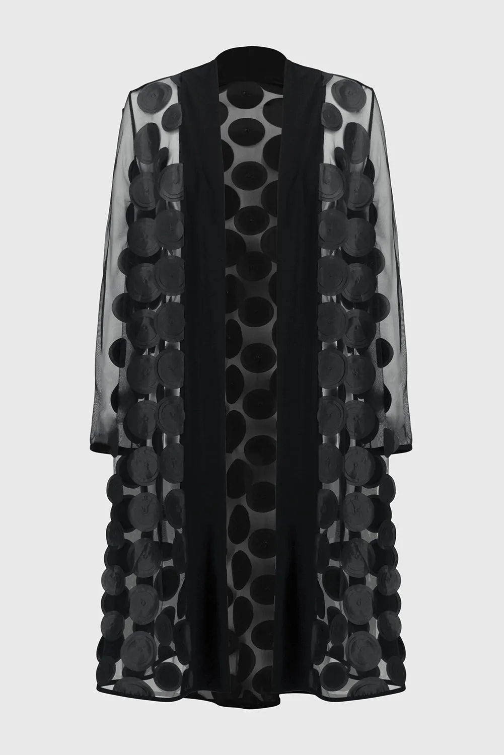 Joseph Ribkoff 3D Dot and Mesh Cover-Up Jr251209