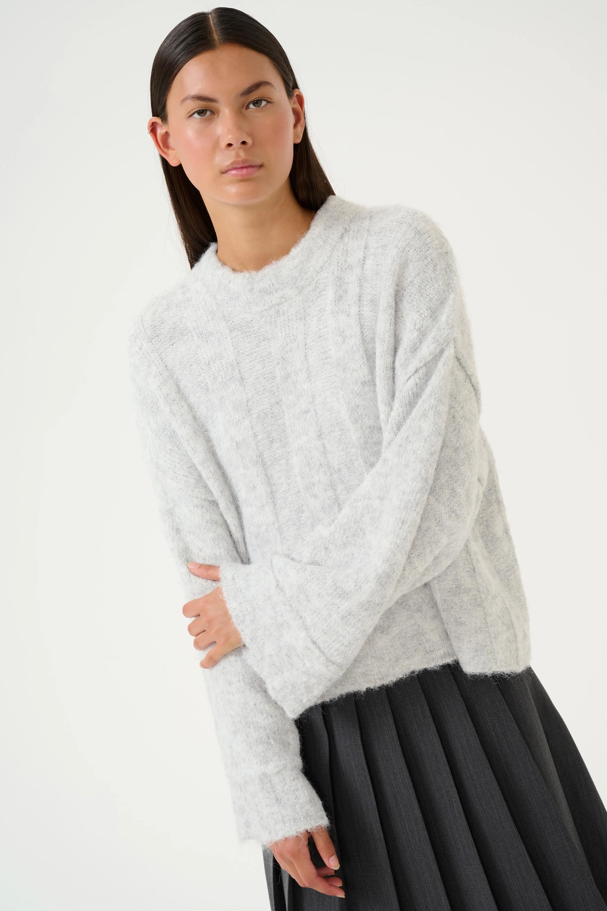 KBS Roma Lara Wide Knit | Pearl