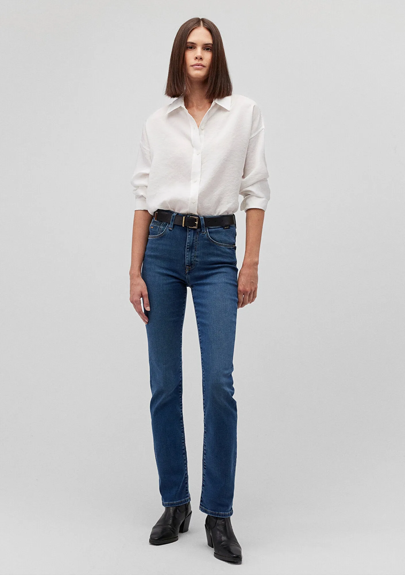 Kendra Mid Brushed Gold Jean Pants