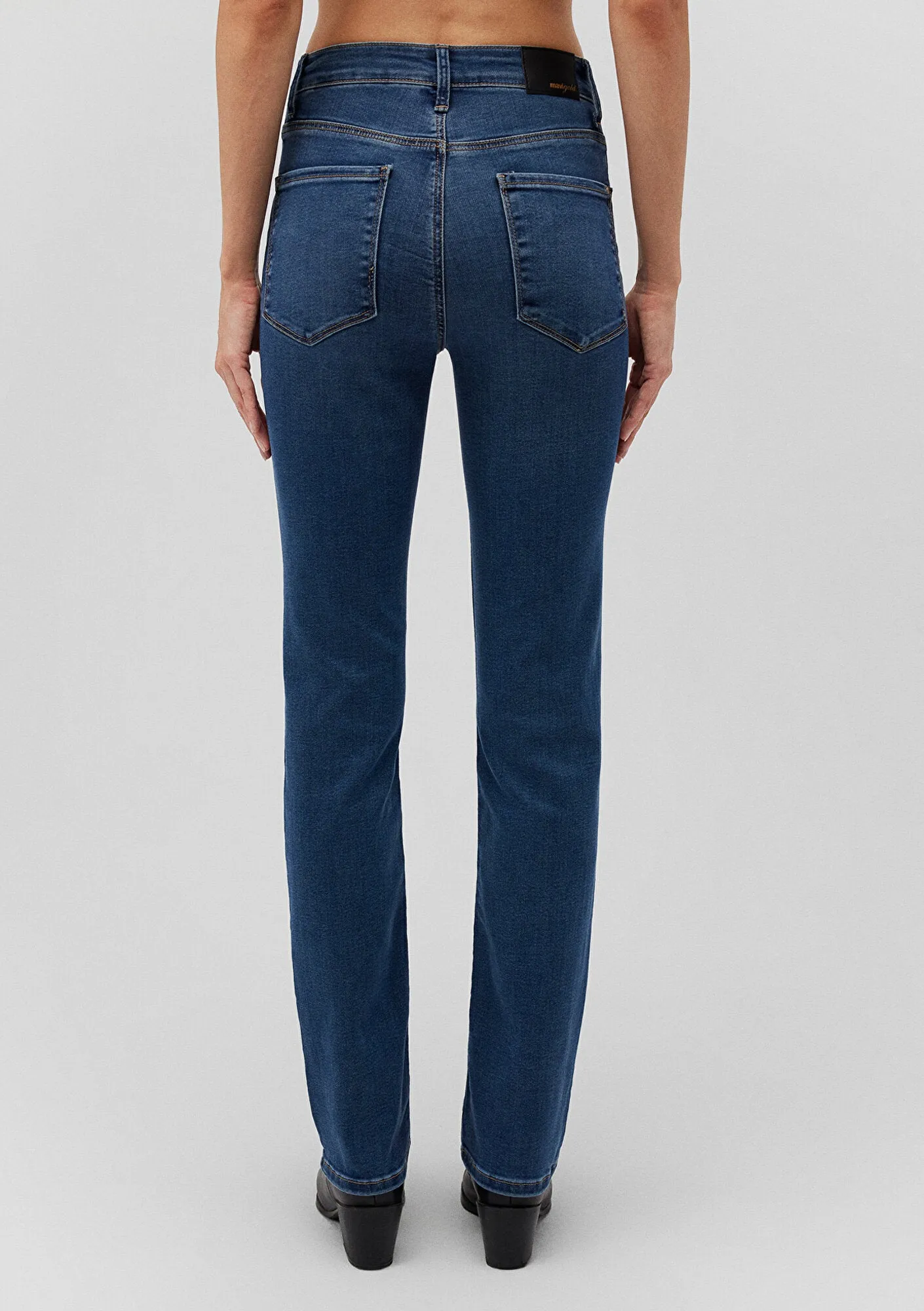 Kendra Mid Brushed Gold Jean Pants