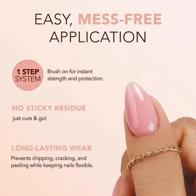 Kiara Sky - Gel Polish - Tinted Rubber Top Coat - Coral Silk 0.5 oz - #TNT05