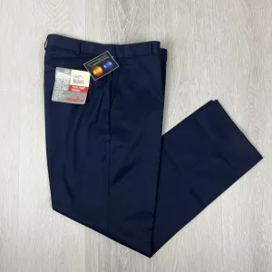 King Gee Permanent Press Plain Front Mens Pants Trousers Size 87R (New)