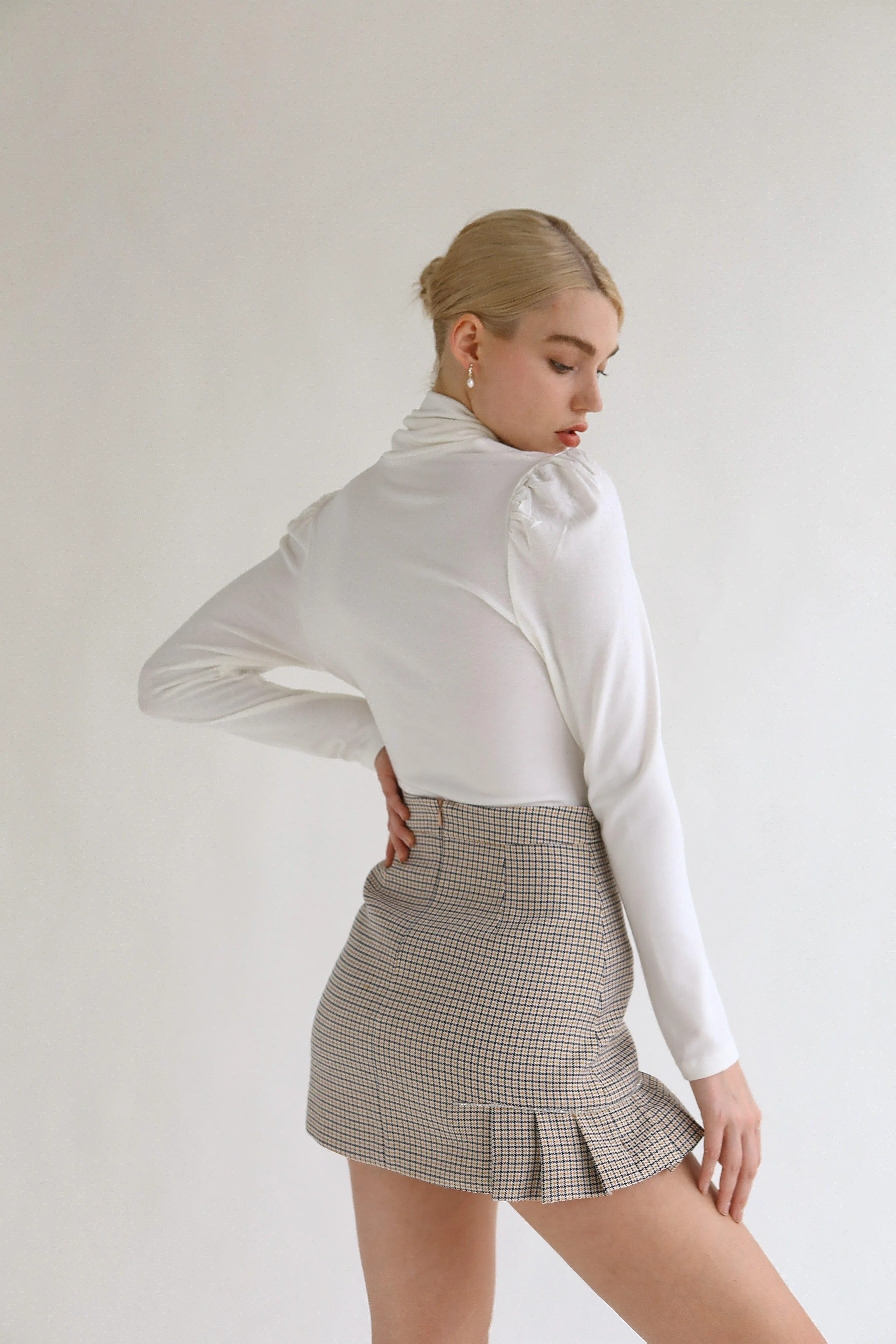 Kingsley Checked Skirt