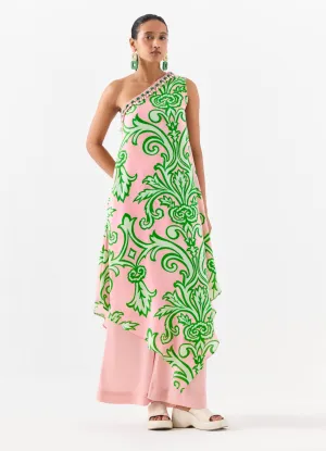 La paz one-shoulder kurta and pants