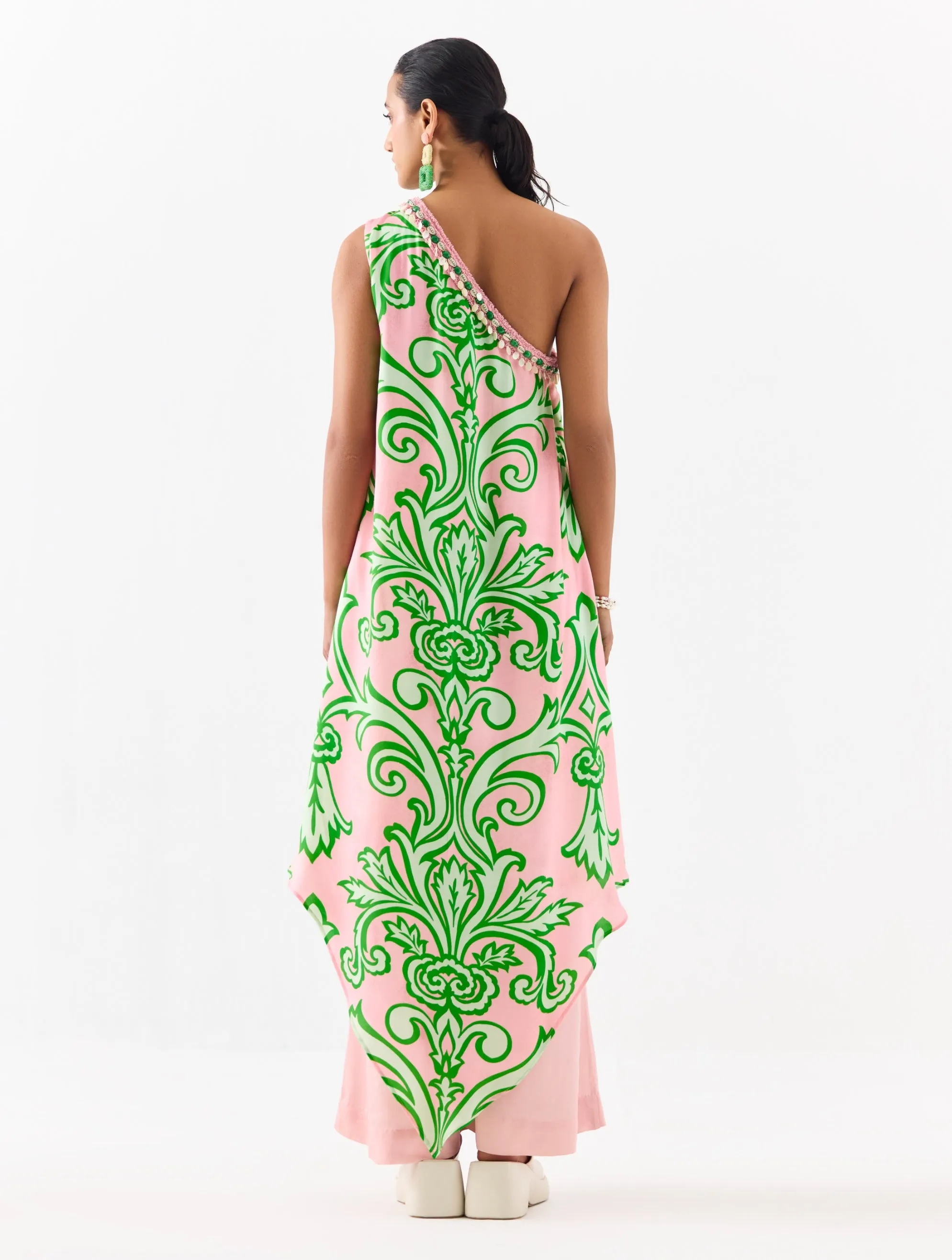 La paz one-shoulder kurta and pants