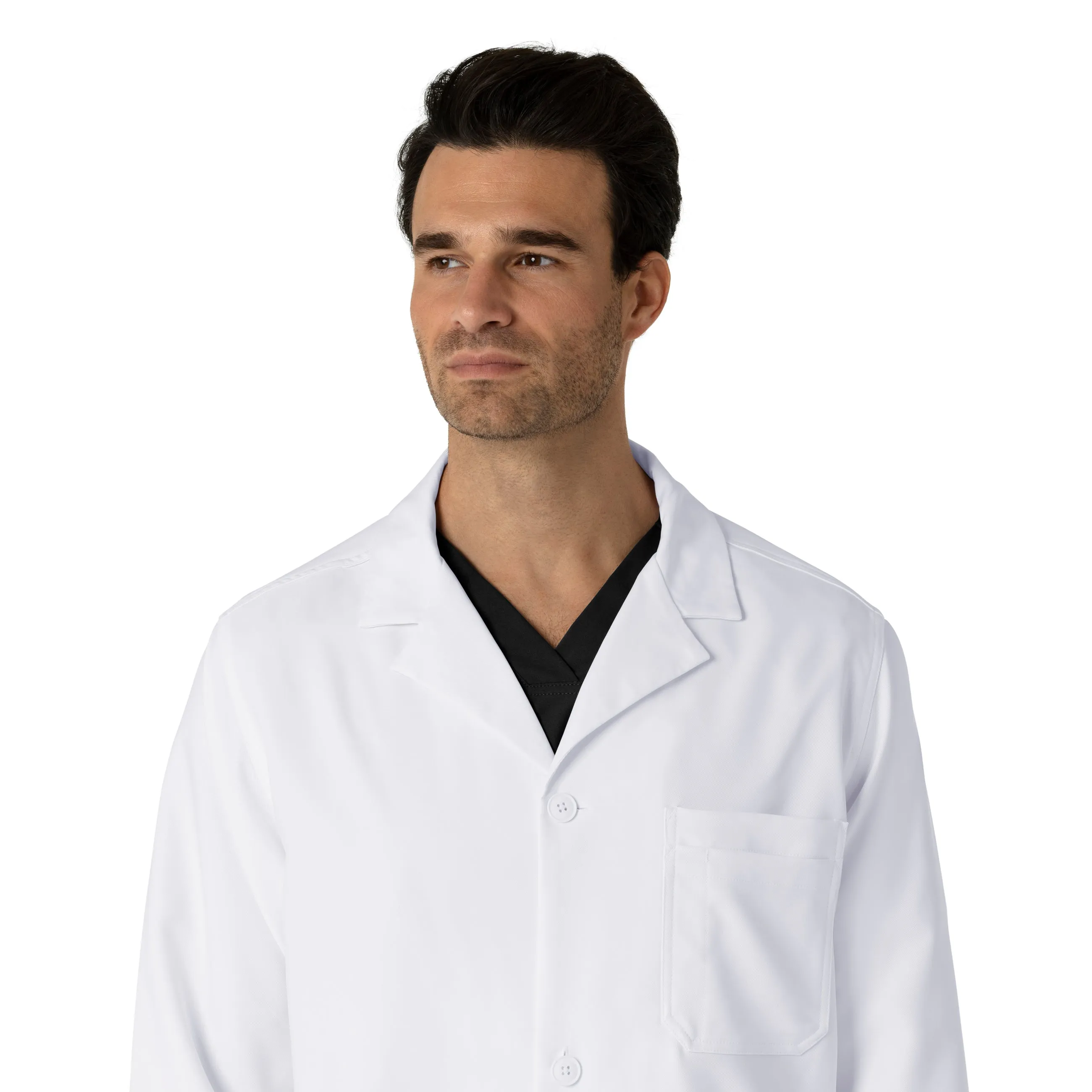 Lab Coats C73005 Men's Long Lab Coat White