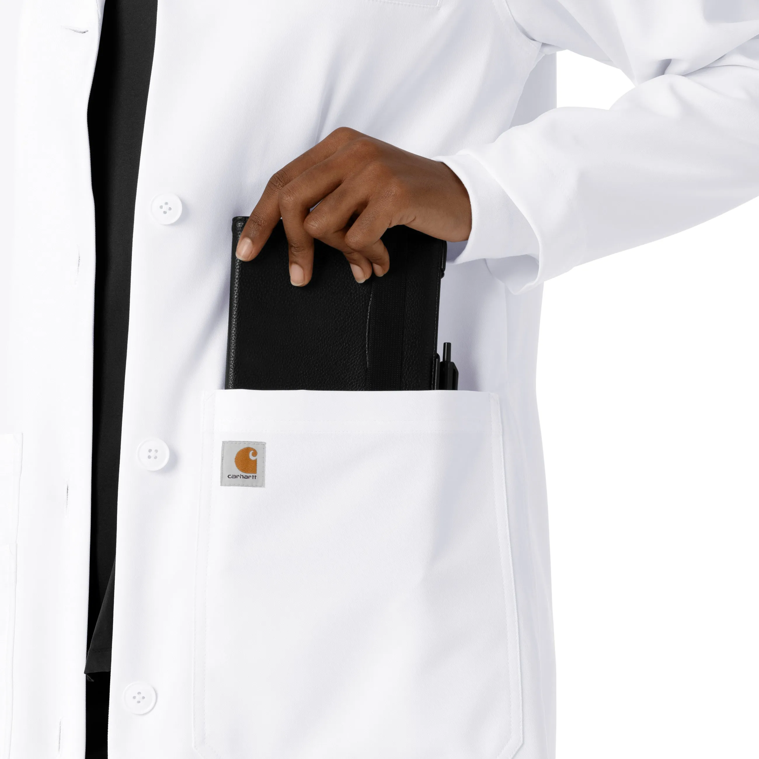 Lab Coats C74005 Long Lab Coat White