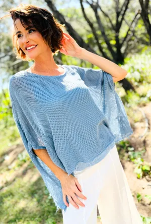 Layered and Loving it top - Maya Blue