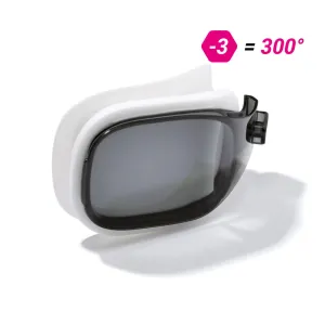 Lens for Swimming Goggles Corrective Lenses Shortsightedness -2.00 SELFIT SIZE S Smoke