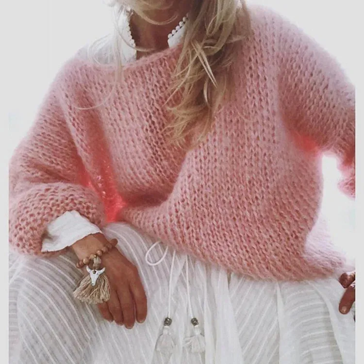 Luxe Fluffy Oversized Sweater