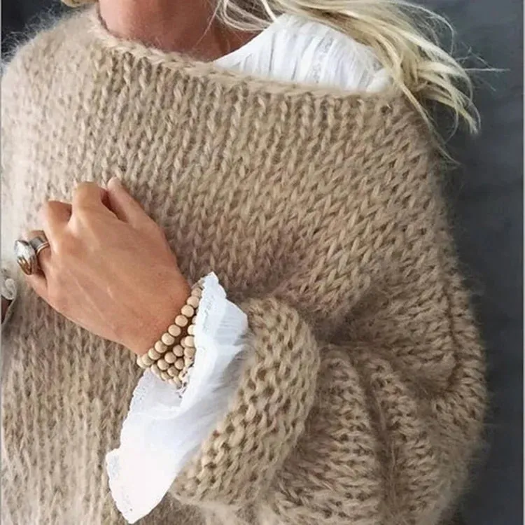 Luxe Fluffy Oversized Sweater