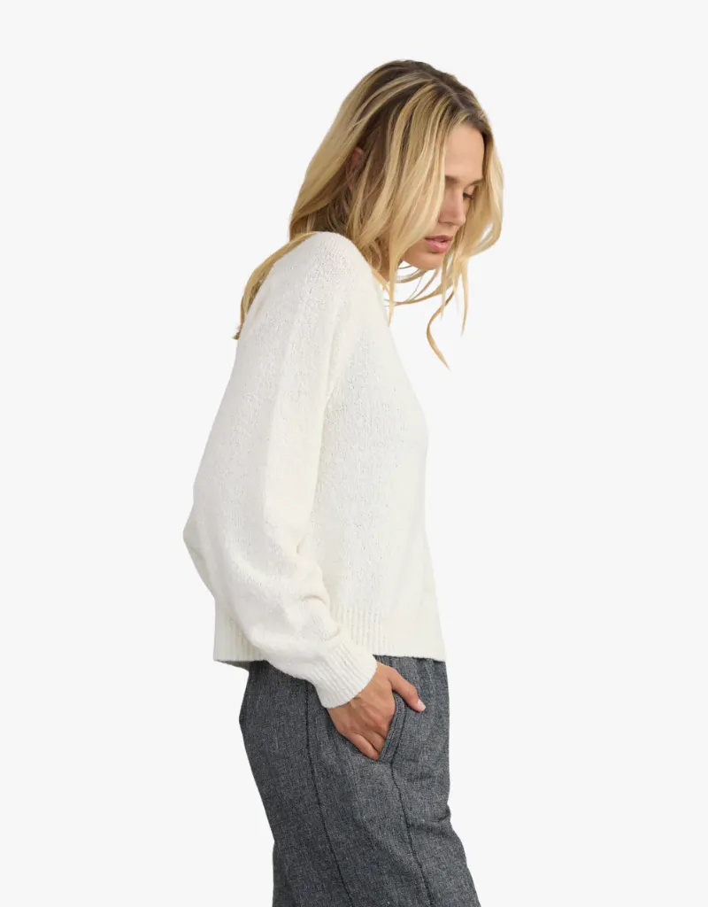 Margaret O'Leary Lola Pullover Sweater in Ivory