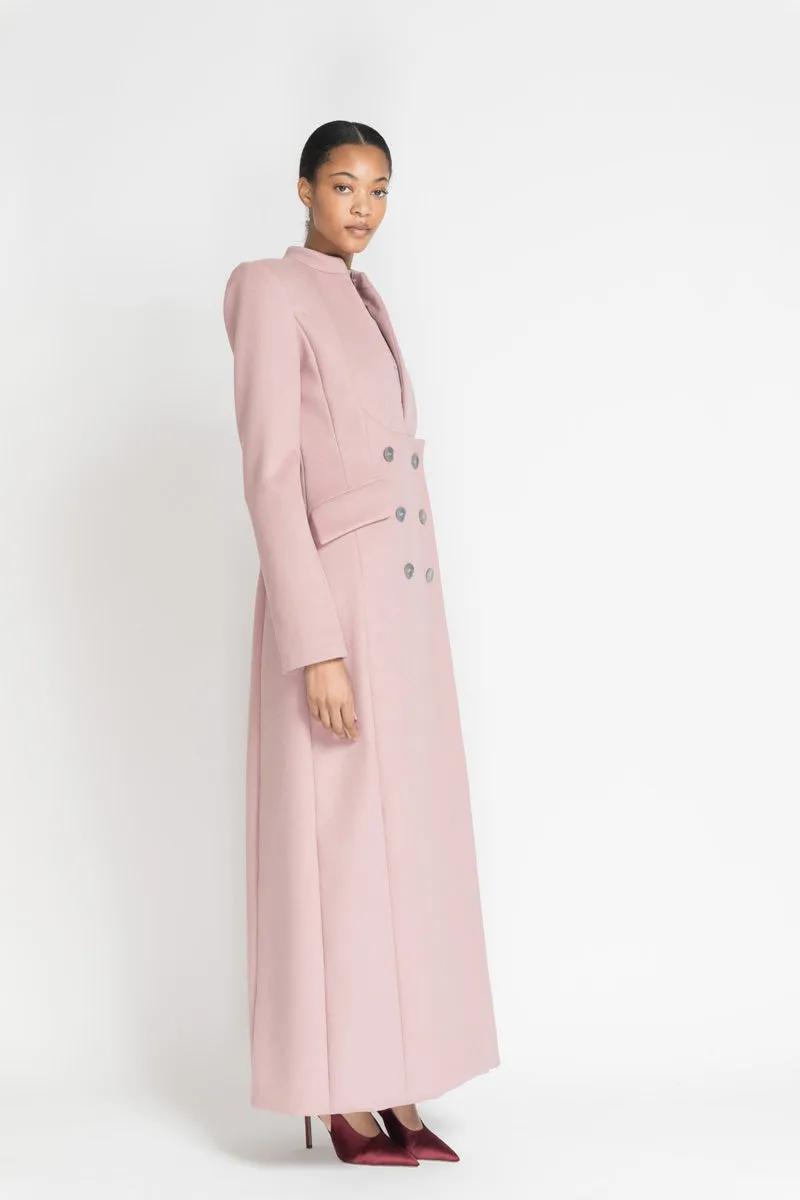 Mauve Wool Sherwani Coat