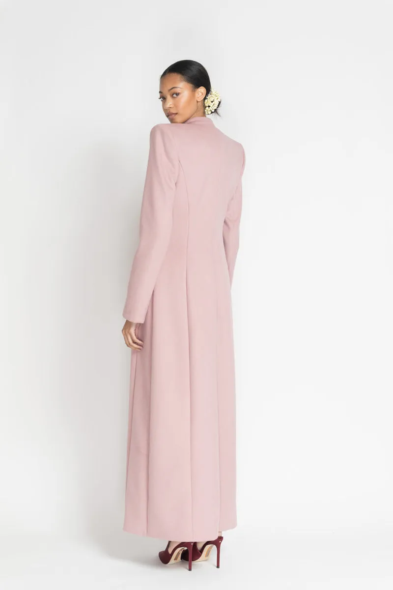 Mauve Wool Sherwani Coat