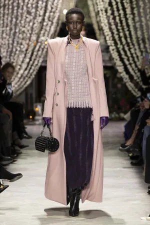 Mauve Wool Sherwani Coat