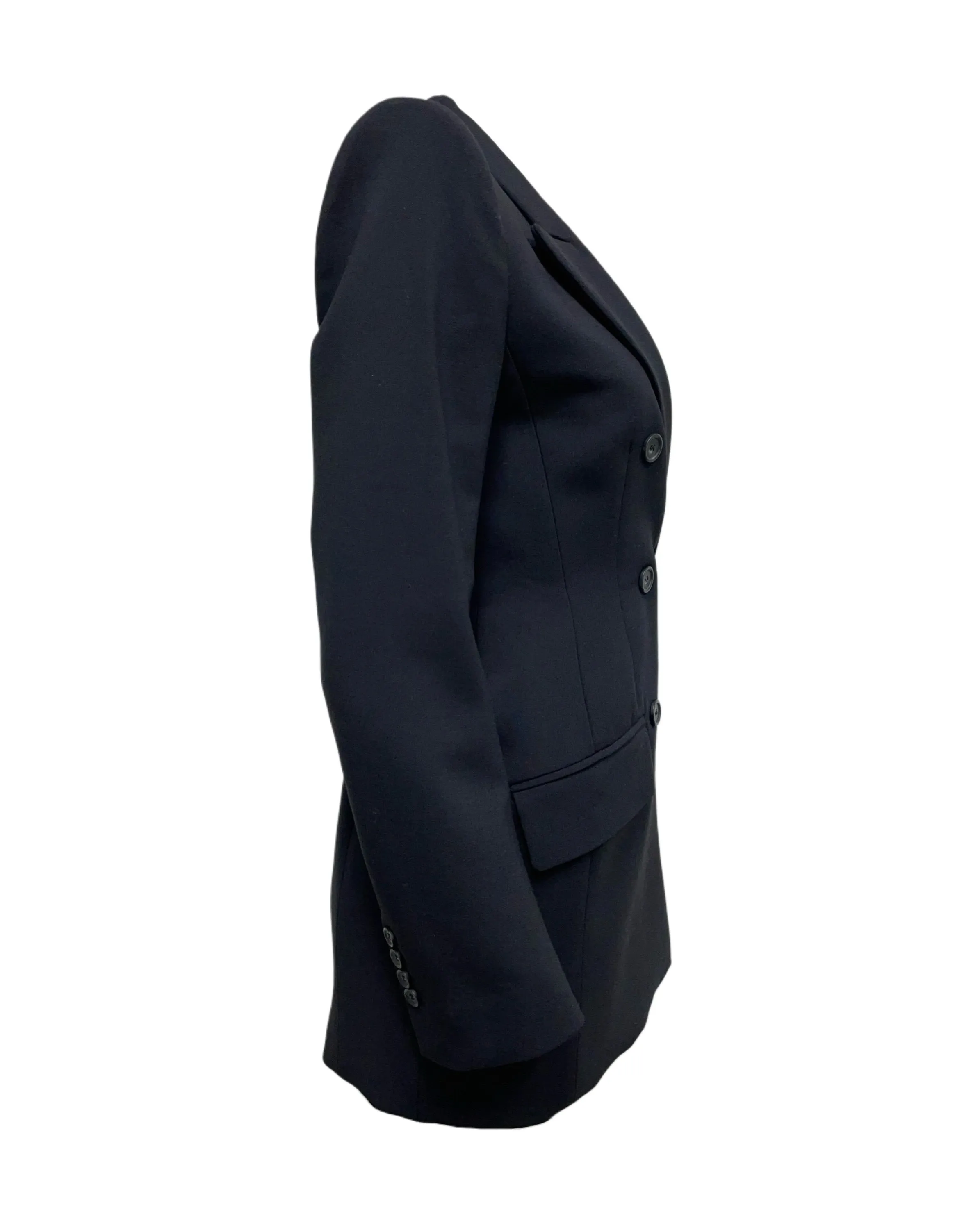 Max Mara Women's Black Harem Slim Jacket NWT