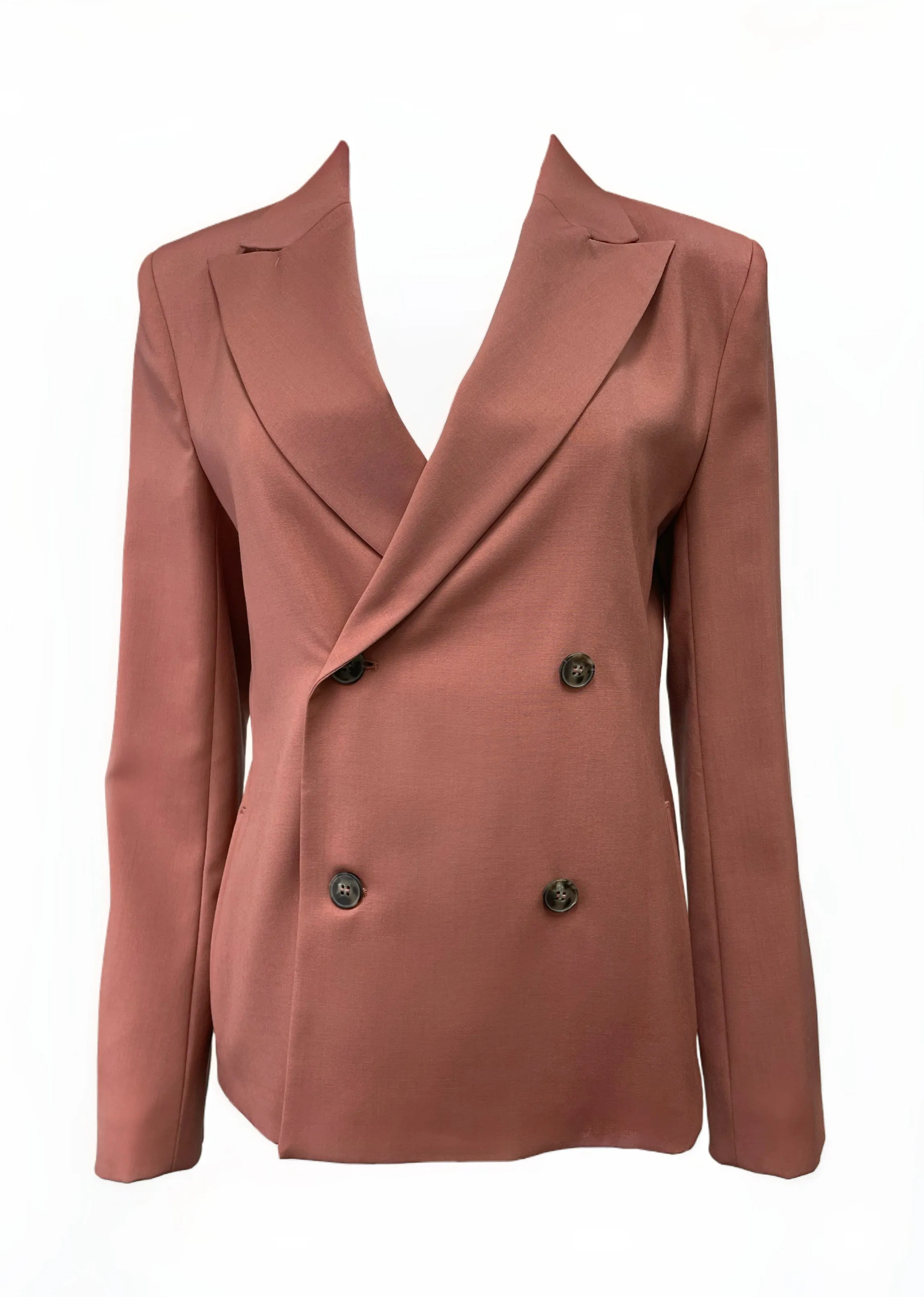 Max Mara Women's Terra Cotta Oltre Classic Wool Jacket NWT