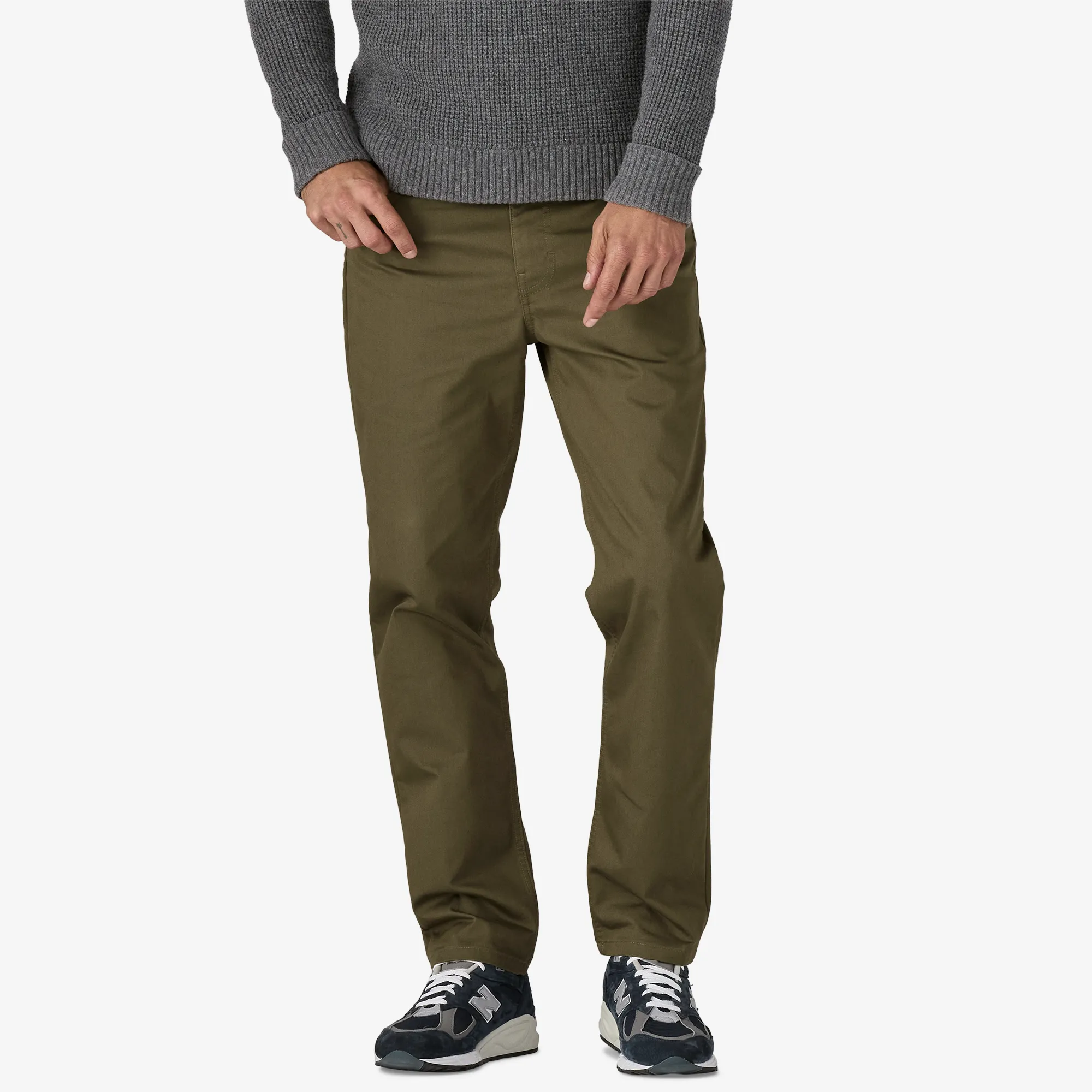 Men's Twill traveller 5-Pocket Pants - Regular