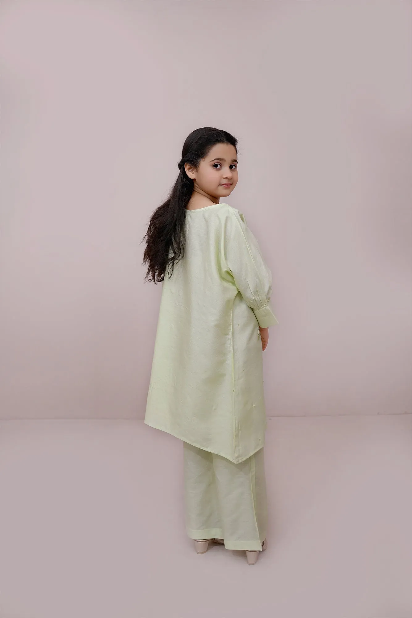 Mint Green Embroidered