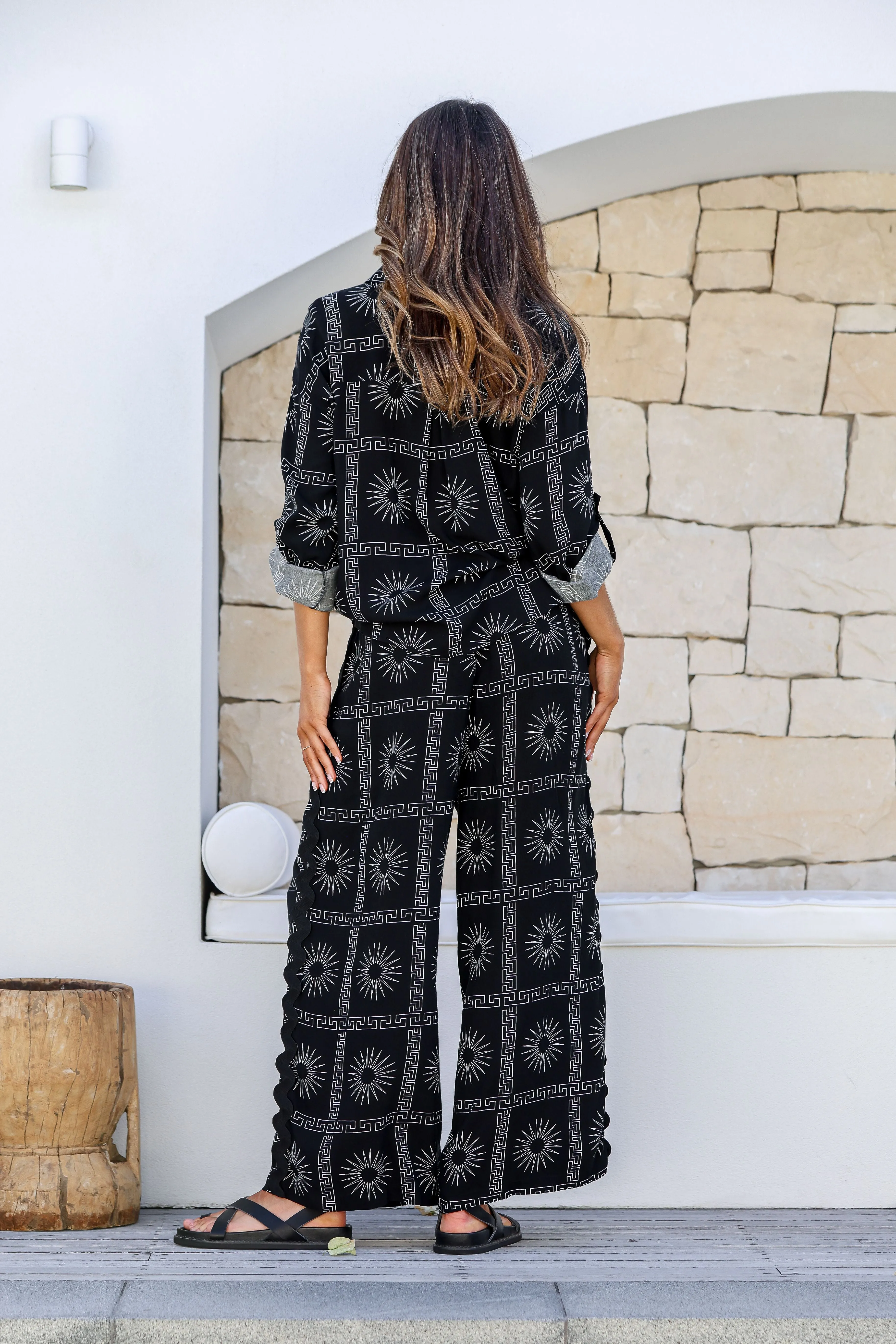 Miss Marlow Solar Print Pants