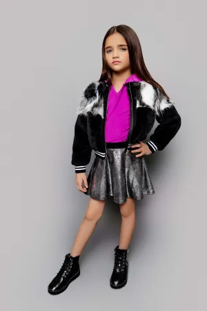 MIXED FUR JACKET