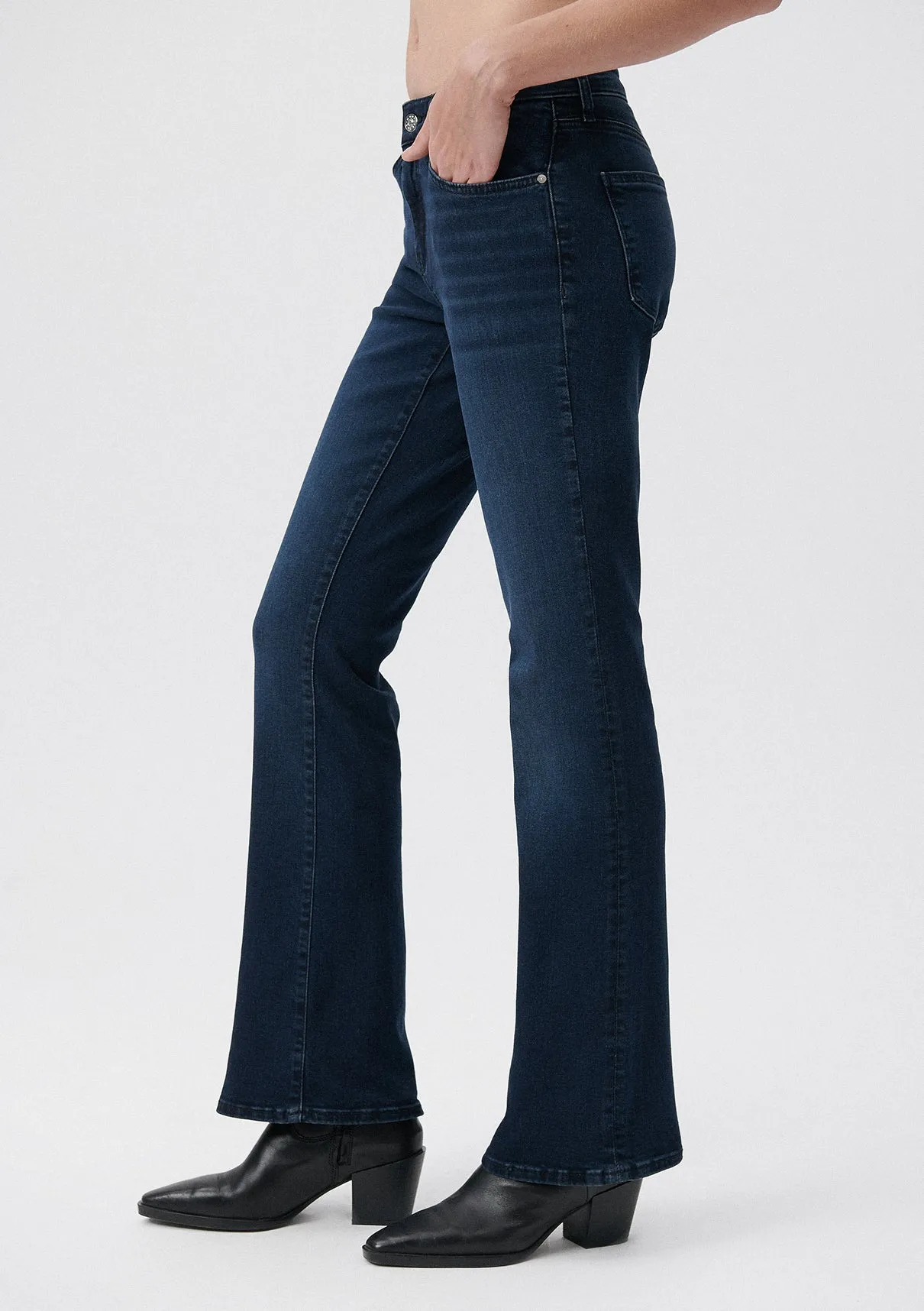 Molly Ink Brushed Denim Jean Pants